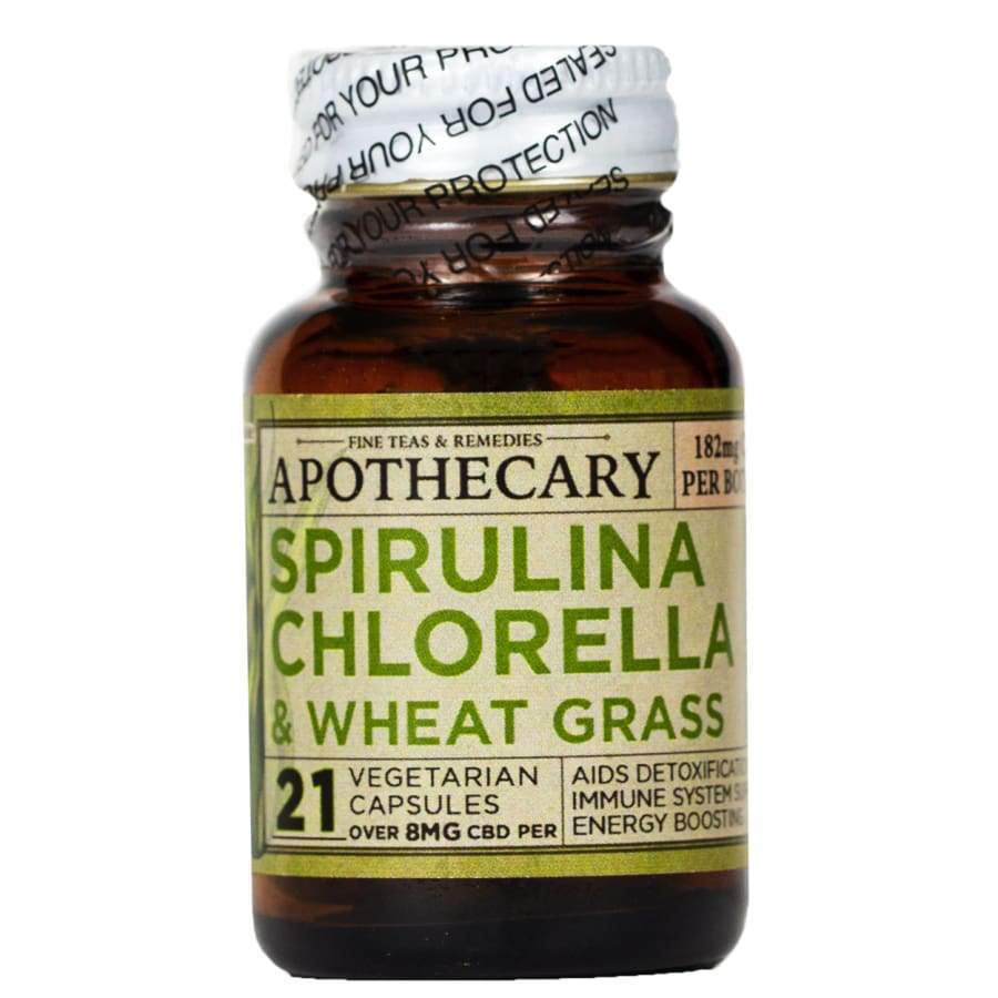 The Brothers Apothecary Super Greens | CBD + Spirulina & Wheatgrass Capsules (21ct) - CBD Capsules