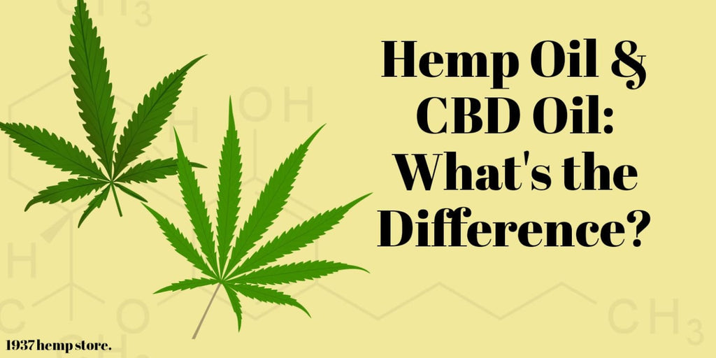 Hemp Oil and CBD Oil: What’s the Difference?