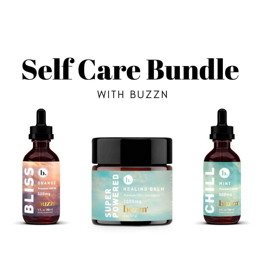 Buzzn | Self Care Bundle with Healing Balm & CBD Hemp Oil - 1937 Bundles