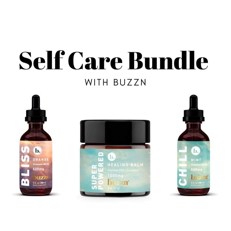 1937 Hemp Store - Buzzn  Self Care Bundle with Healing Balm & Hemp Oil