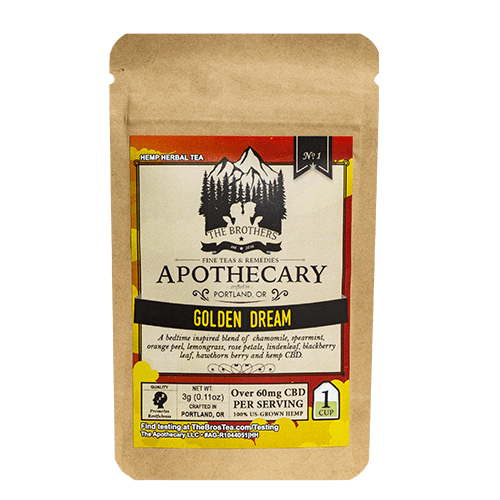 The Brothers Apothecary | Golden Dream Tea - CBD Teas