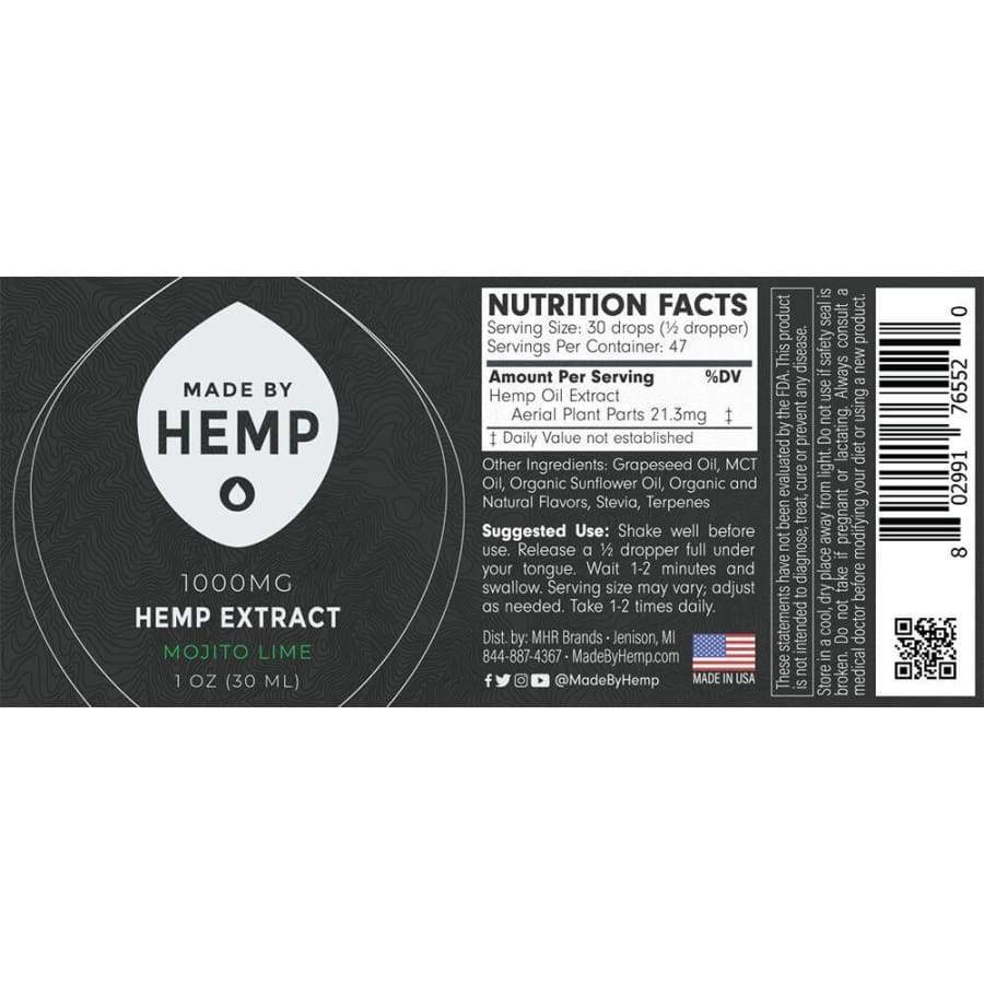 Made By Hemp: Hemp Extract (1000 mg) -