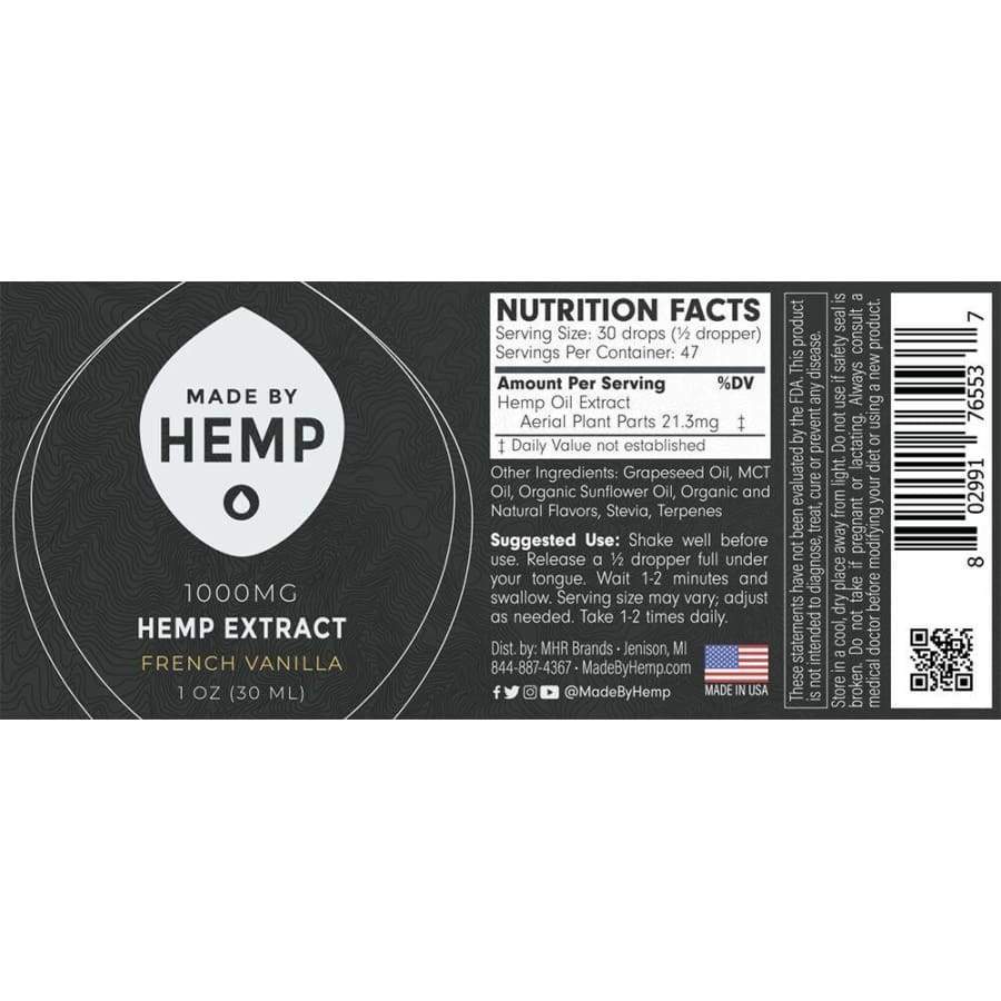 Made By Hemp: Hemp Extract (1000 mg) - 
