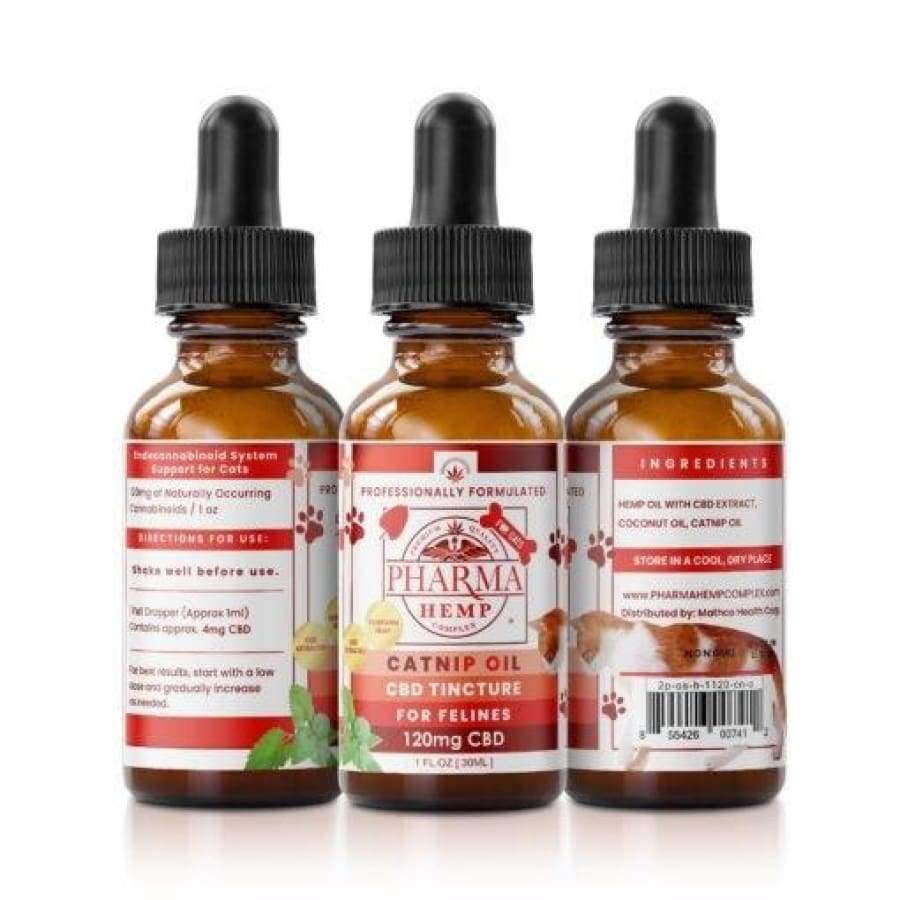 Pharma Hemp | Catnip Oil CBD Tincture for Pets (1oz) - CBD Pets