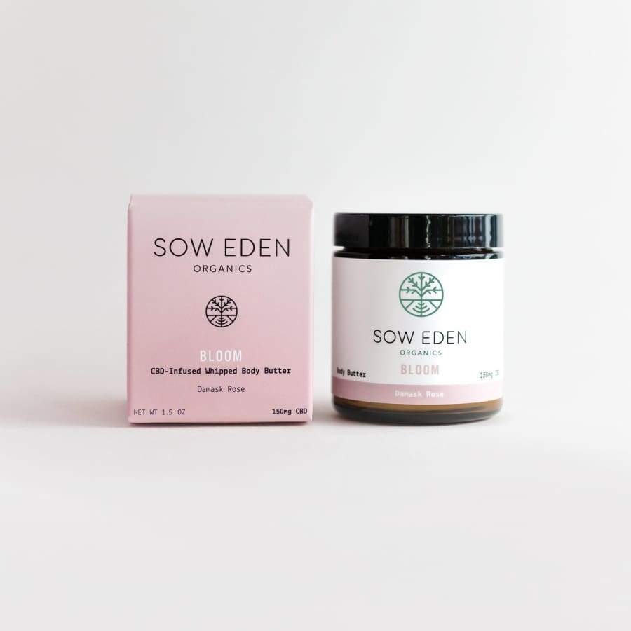Sow Eden | Bloom Damask Rose CBD Body Butter (1.5oz 150mg) - CBD Topicals