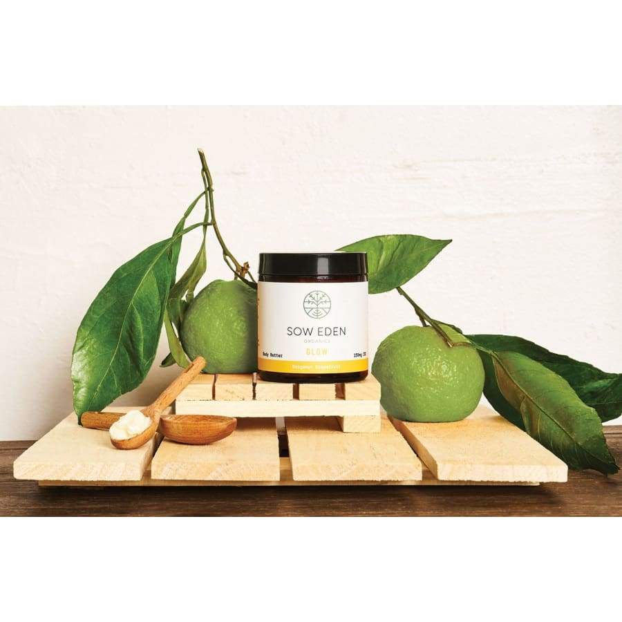 Sow Eden | Glow CBD Body Butter with Bergamot & Grapefruit (1.2oz 150mg) - CBD Topicals