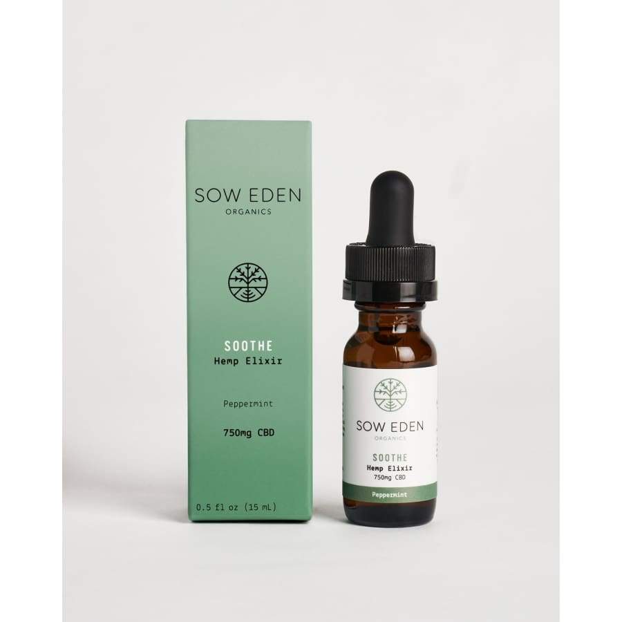 Sow Eden | Soothe CBD Oil with Peppermint (.5oz 750mg) - CBD Oils