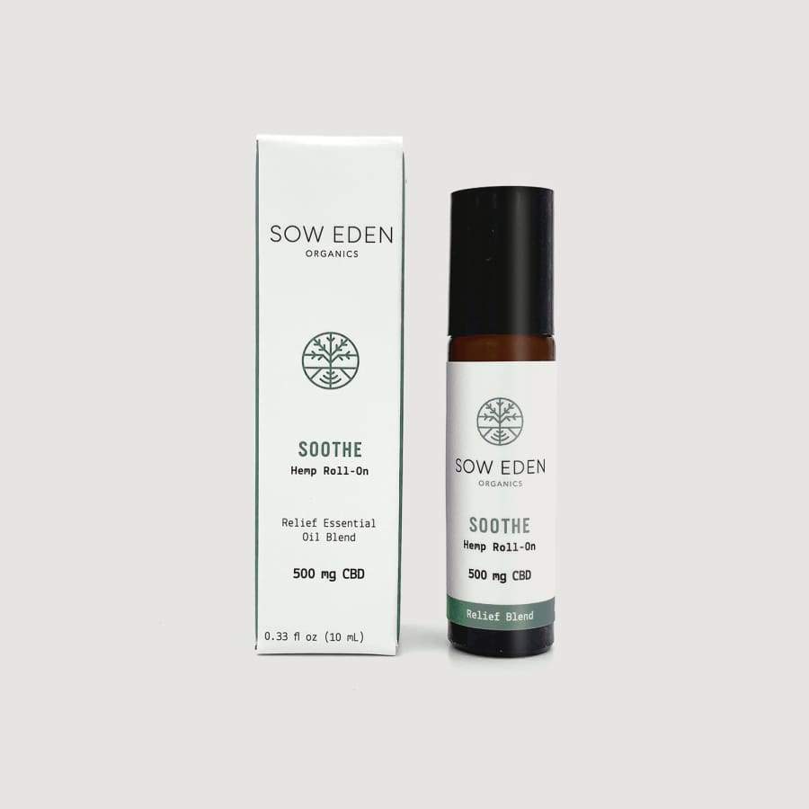 Sow Eden | Soothe CBD Relief Blend Roller (.33oz 500mg) - CBD Topicals