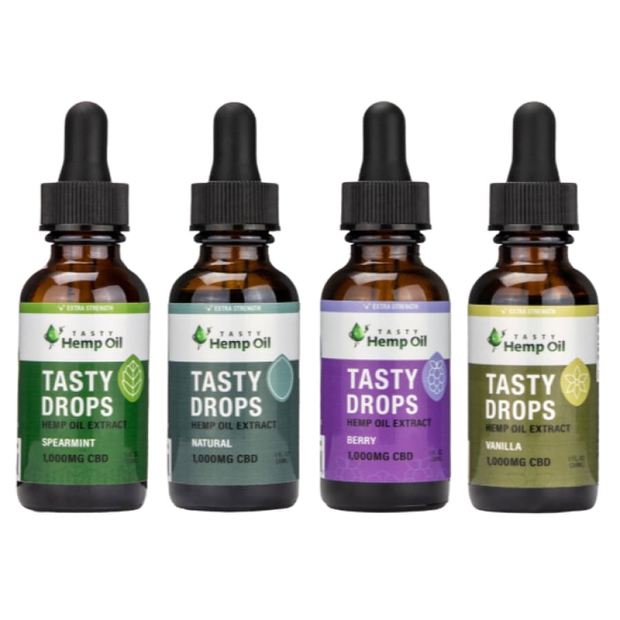 Tasty Hemp Oil | Tasty Drops Extra Strength (10z 1000mg) - CBD Oils