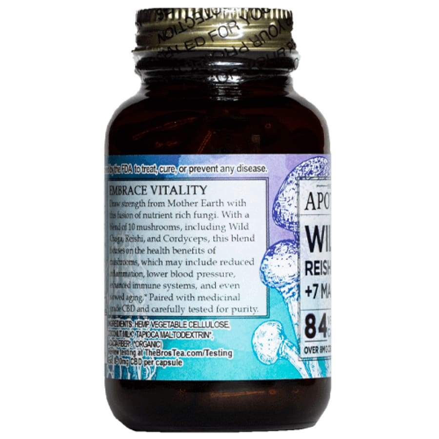 The Brothers Apothecary | Super Vitality Activated Charcoal CBD Capsules - CBD Capsules